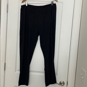Lulu-B Black Stretchy Pull On Pants 1X